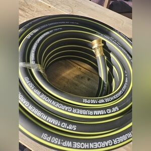 Lightweight Rubber Garden Hose 50 ft